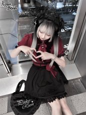 画像4: 【Puppet Bombs】Q194 アシンメトリーデザインフレアスカート【30％OFF】 (4)