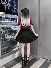 画像12: 【Puppet Bombs】Q194 アシンメトリーデザインフレアスカート【30％OFF】 (12)