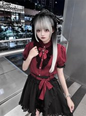 画像6: 【Puppet Bombs】Q194 アシンメトリーデザインフレアスカート【30％OFF】 (6)