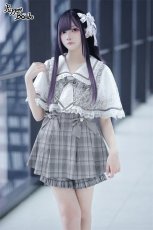 画像11: 【Puppet Bombs】Q200レースケープ付き探偵チェックセットアップ【30％OFF】 (11)