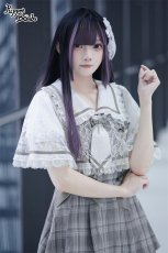 画像14: 【Puppet Bombs】Q200レースケープ付き探偵チェックセットアップ【30％OFF】 (14)