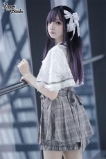 画像17: 【Puppet Bombs】Q200レースケープ付き探偵チェックセットアップ【30％OFF】 (17)