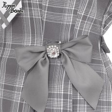 画像6: 【Puppet Bombs】Q200レースケープ付き探偵チェックセットアップ【30％OFF】 (6)