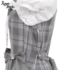 画像7: 【Puppet Bombs】Q200レースケープ付き探偵チェックセットアップ【30％OFF】 (7)