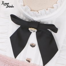 画像4: 【PuppetBombs】Q202 スタンドカラーハートボタンセットアップ 【30%OFF】【期間限定】 (4)