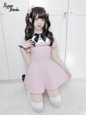 画像8: 【PuppetBombs】Q202 スタンドカラーハートボタンセットアップ 【30%OFF】【期間限定】 (8)