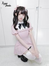 画像9: 【PuppetBombs】Q202 スタンドカラーハートボタンセットアップ 【30%OFF】【期間限定】 (9)
