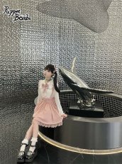 画像23: 【Puppet Bombs】Q2 ハートパールモチーフサス付きスカート (23)