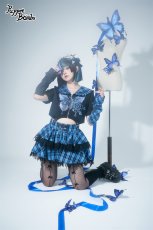 画像7: 【PuppetBombs】Q211 サイバーバタフライセーラートップス【30%OFF】 (7)