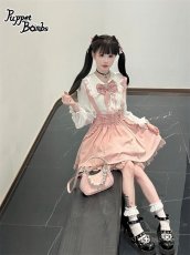 画像22: 【Puppet Bombs】Q2 ハートパールモチーフサス付きスカート (22)