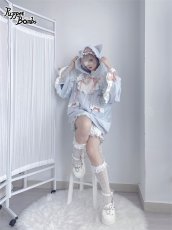 画像2: 【Last one】【Puppet Bombs】Q21 はしごレースかぼちゃパンツ (2)