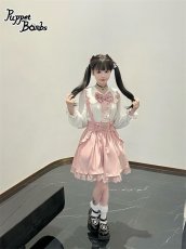 画像8: 【Puppet Bombs】QS7 ハートビジュー付きリボンバレッタ【50%OFF】 (8)