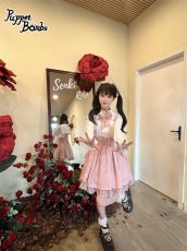 画像13: 【Puppet Bombs】QS7 ハートビジュー付きリボンバレッタ【50%OFF】 (13)