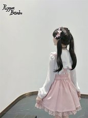 画像9: 【Puppet Bombs】QS7 ハートビジュー付きリボンバレッタ【50%OFF】 (9)