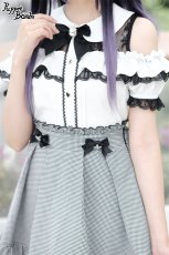 画像6: 【PuppetBombs】Q216 オープンショルダーフリルブラウス【30%OFF】 (6)