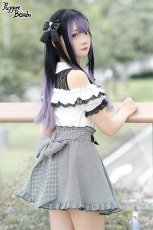 画像8: 【PuppetBombs】Q216 オープンショルダーフリルブラウス【30%OFF】 (8)