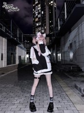 画像5: 【Last one】【PuppetBombs】Q22 ビッグシルエットセーラートップス【30%OFF】 (5)