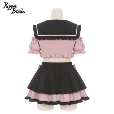 画像2: 【Puppet Bombs】Q220 地雷ちゃんセーラービキニ【30％OFF】 (2)