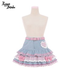 画像3: 【PuppetBombs】Q338 ハートデニムガールフルセット【30%OFF】 (3)