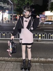 画像8: 【Puppet Bombs】QS11 ハートレースハイソックス (8)