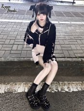 画像7: 【Puppet Bombs】QS11 ハートレースハイソックス (7)