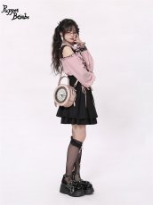 画像7: 【PuppetBombs】Q25 デコルテレーシーオフショルブラウス (7)