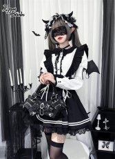 画像8: 【PuppetBombs】Q261 小悪魔羽サス付きスカート【30%OFF】 (8)