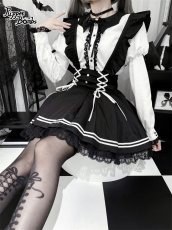 画像13: 【PuppetBombs】Q261 小悪魔羽サス付きスカート【30%OFF】 (13)