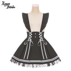 画像1: 【PuppetBombs】Q261 小悪魔羽サス付きスカート【30%OFF】 (1)