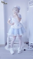 画像5: 【PuppetBombs】Q269 ギンガムチェックナースワンピース【本店・通販限定】 (5)