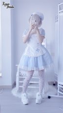 画像6: 【PuppetBombs】Q269 ギンガムチェックナースワンピース【本店・通販限定】 (6)