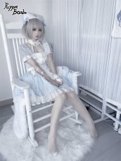 画像23: 【PuppetBombs】Q269 ギンガムチェックナースワンピース【本店・通販限定】 (23)