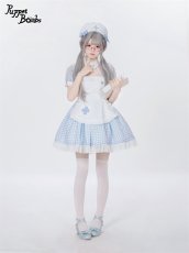 画像26: 【PuppetBombs】Q269 ギンガムチェックナースワンピース【本店・通販限定】 (26)