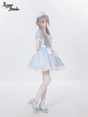 画像28: 【PuppetBombs】Q269 ギンガムチェックナースワンピース【本店・通販限定】 (28)