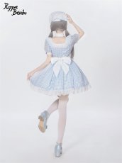 画像29: 【PuppetBombs】Q269 ギンガムチェックナースワンピース【本店・通販限定】 (29)