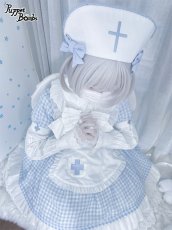 画像14: 【PuppetBombs】Q269 ギンガムチェックナースワンピース【本店・通販限定】 (14)