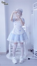 画像4: 【PuppetBombs】Q269 ギンガムチェックナースワンピース【本店・通販限定】 (4)