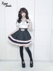 画像5: 【Puppet Bombs】Q276 ショルダーレース切り替えトップス【30％OFF】 (5)