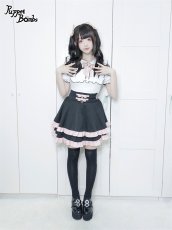 画像7: 【Puppet Bombs】Q276 ショルダーレース切り替えトップス【30％OFF】 (7)