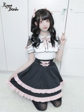 画像11: 【Puppet Bombs】Q276 ショルダーレース切り替えトップス【30％OFF】 (11)