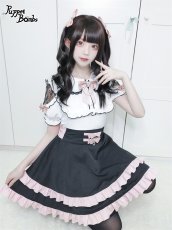 画像13: 【Puppet Bombs】Q276 ショルダーレース切り替えトップス【30％OFF】 (13)