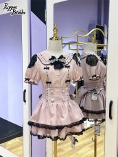 画像19: 【PuppetBombs】Q279 はしごレースパフ袖ブラウス (19)