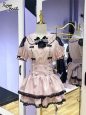 画像18: 【PuppetBombs】Q279 はしごレースパフ袖ブラウス (18)