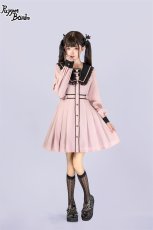 画像9: 【PuppetBombs】Q28ダブルリボンスクエアカラープリーツワンピース【70%OFF】 (9)