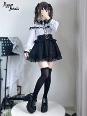 画像20: 【PuppetBombs】Q281 レース肩あきフリル長袖ブラウス (20)