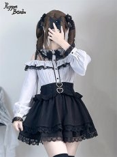 画像17: 【PuppetBombs】Q281 レース肩あきフリル長袖ブラウス (17)