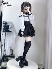 画像32: 【PuppetBombs】Q281 レース肩あきフリル長袖ブラウス (32)