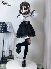 画像25: 【PuppetBombs】Q281 レース肩あきフリル長袖ブラウス (25)
