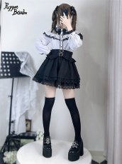 画像28: 【PuppetBombs】Q281 レース肩あきフリル長袖ブラウス (28)
