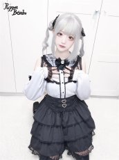 画像10: 【PuppetBombs】Q281 レース肩あきフリル長袖ブラウス (10)